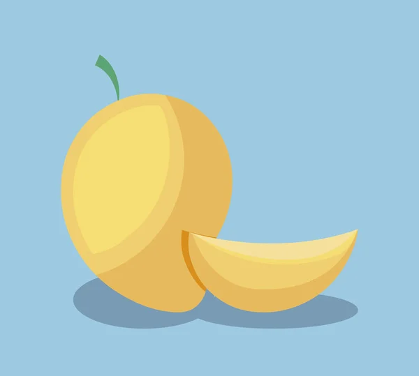 Fresh mangoes fruits healthy — Stock Vector