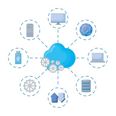 Set simgeleri ile bulut