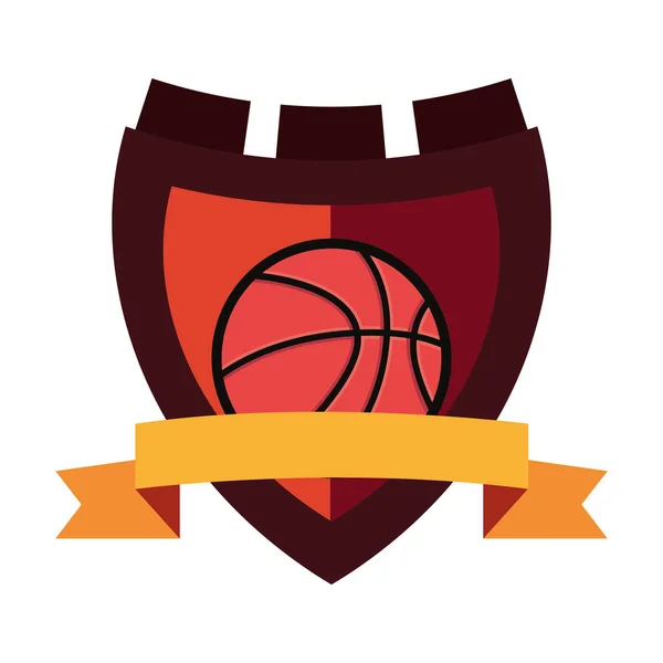 Baloncesto deporte diseño — Vector de stock