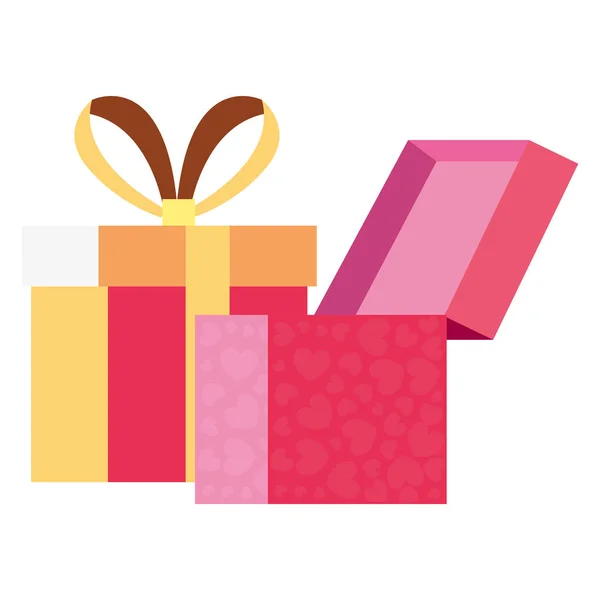 Geschenk-Box Überraschung — Stockvektor