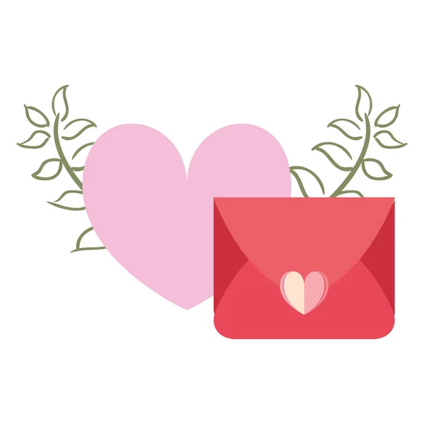 Posta iletisi aşk — Stok Vektör