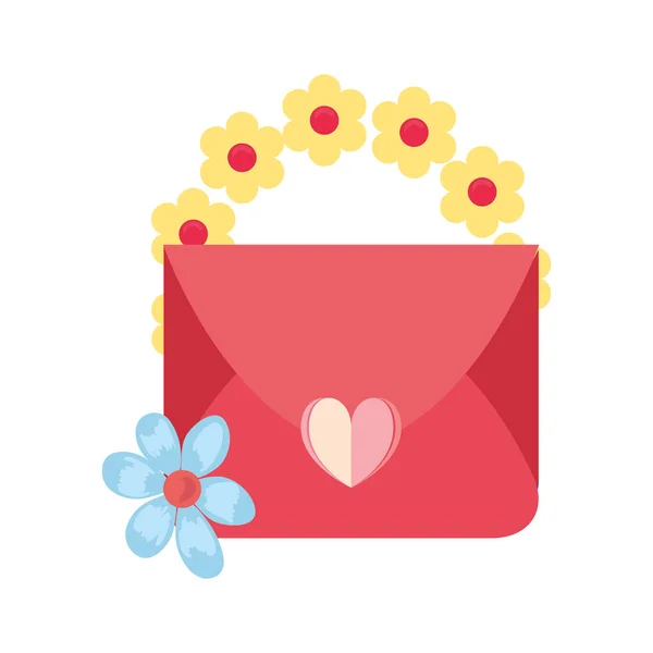 Mail message love — Stock Vector