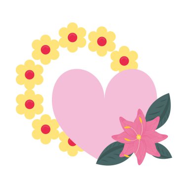 Romantik Kalp çiçekleri severim