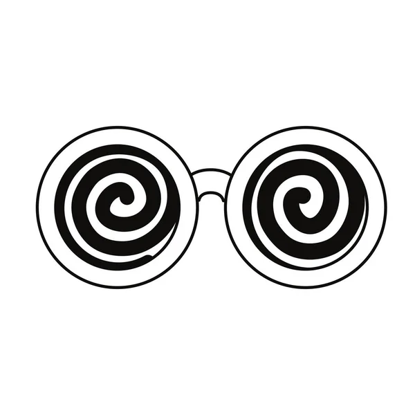 Gekke bril toebehoren — Stockvector
