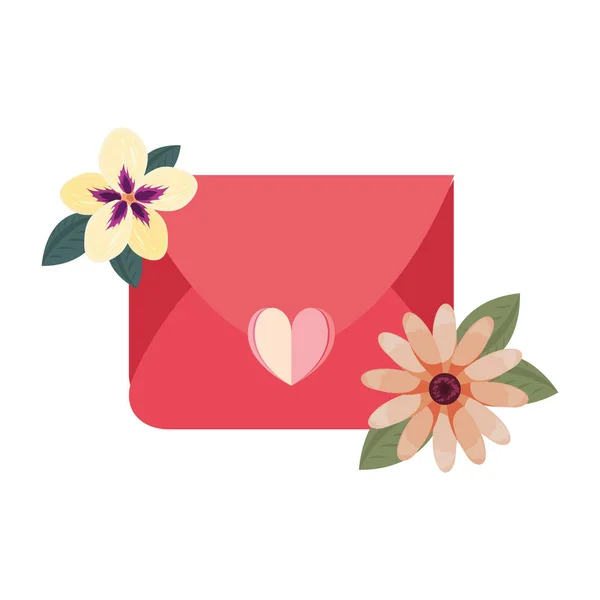 Poštovní zprávy láska — Stockový vektor
