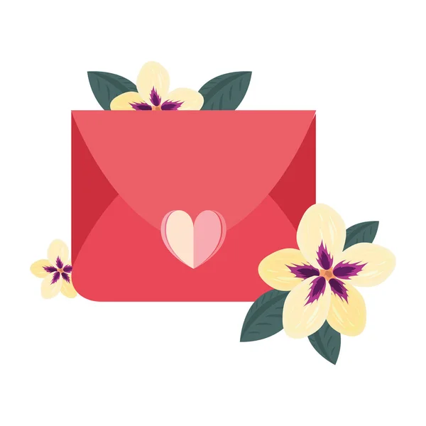 Poštovní zprávy láska — Stockový vektor