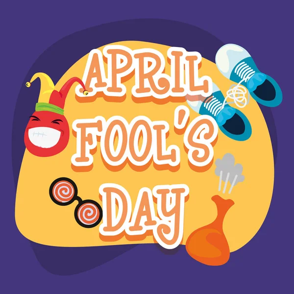 April fools day — Stock Vector