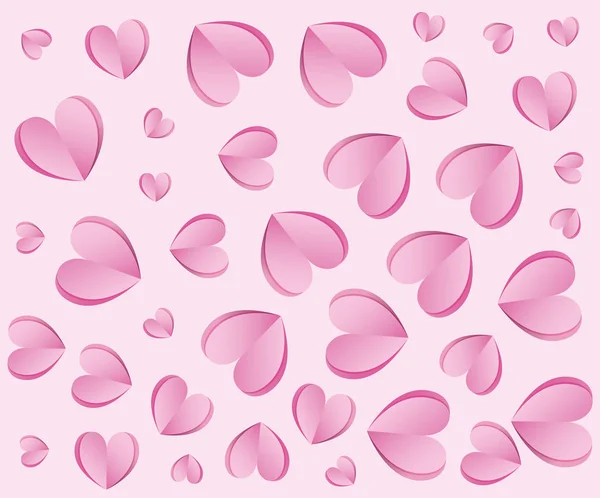 Coeur rose amour — Image vectorielle