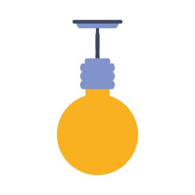 Ampul Işık izole simgesi