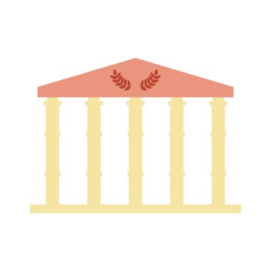 Üniversite izole simge oluşturma