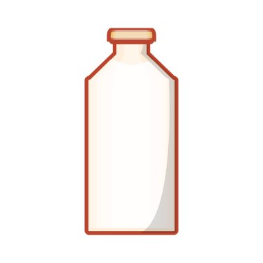 şişe süt izole simgesi