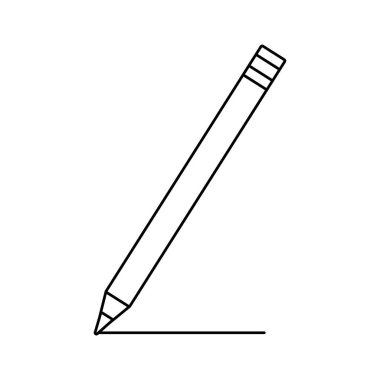 kalem yazma izole simgesi