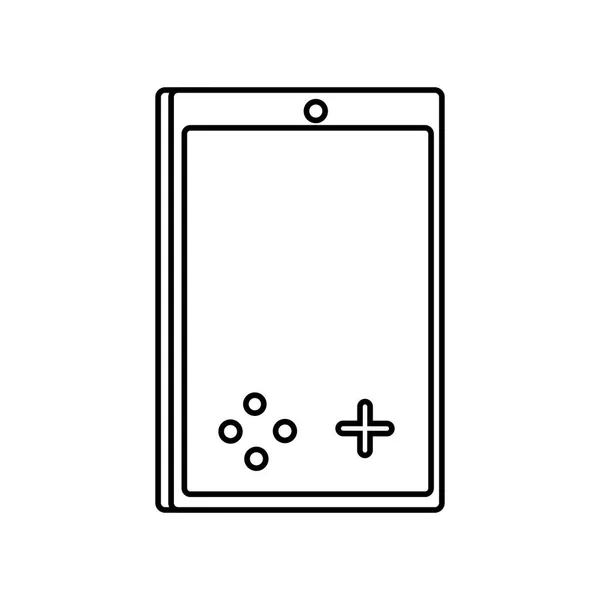 Console di maniglia del videogioco — Vettoriale Stock