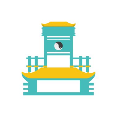 Çince Portal izole simgesi