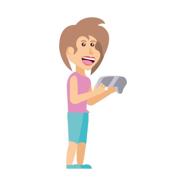 oyun kontrol karakteri ile kız