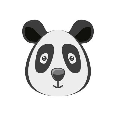 Panda yaban hayatı hayvan simgesi baş