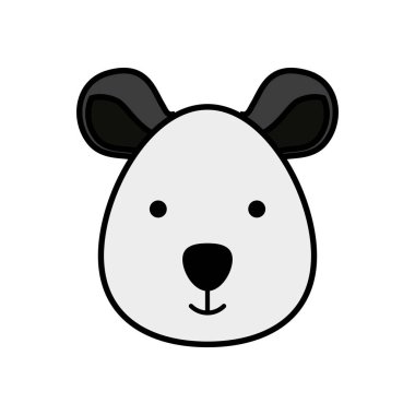 Panda yaban hayatı hayvan simgesi baş