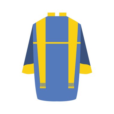 Mezuniyet elbisesi izole simgesi