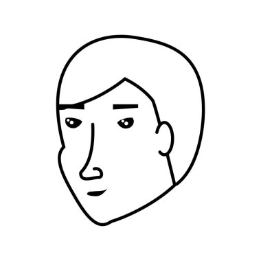 Çinli adam avatar karakter Başkanı