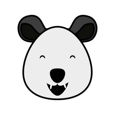 Panda yaban hayatı hayvan simgesi baş