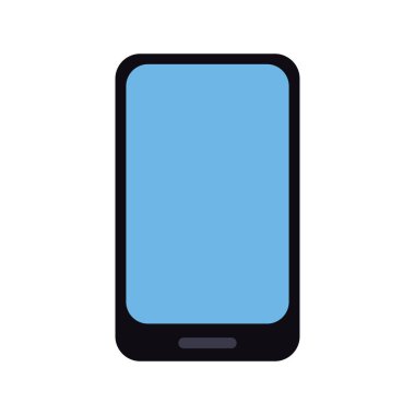 Beyaz arka planda mobil cihaz