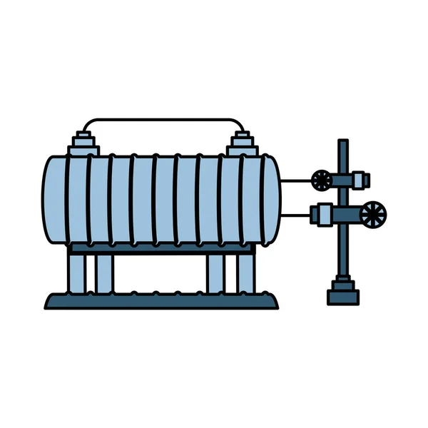 Sanayi yağı rezerv tankı — Stok Vektör