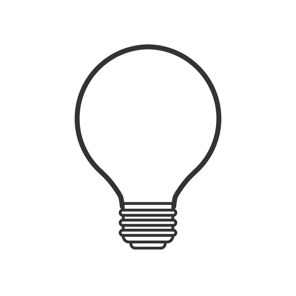Ampul ışığı simgesi — Stok Vektör