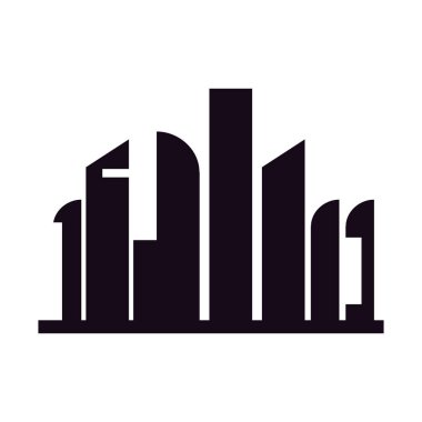 Bina şehir futuristik modern