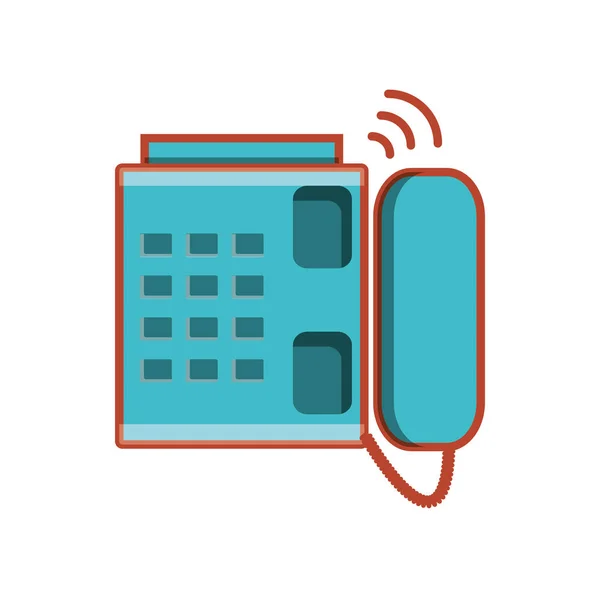 Geïsoleerde pictogram van telefoon service — Stockvector