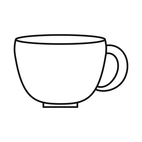 Tasse de café icône — Image vectorielle