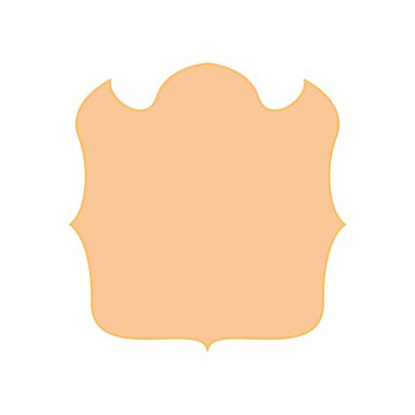 boş dekorasyon etiket izole tasarım şablon