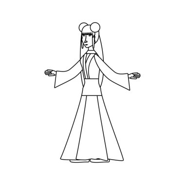 Geyşa kadın avatar karakter