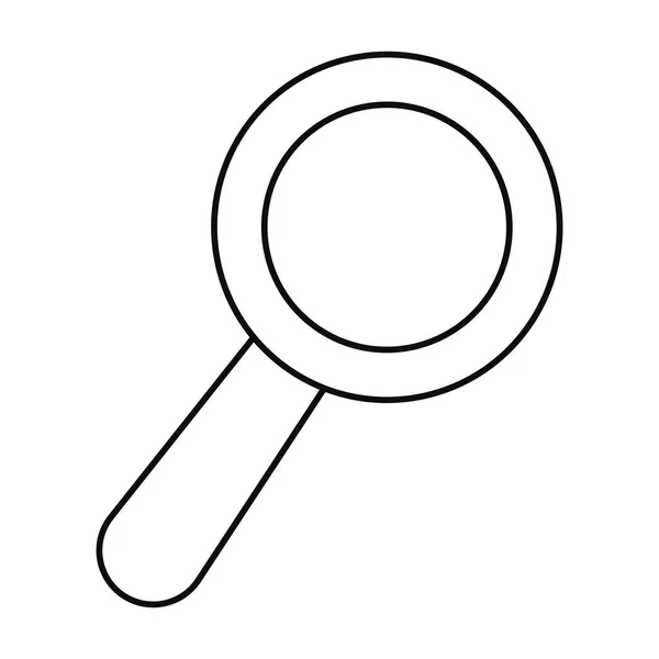 Magnifying glass search — Stock Vector