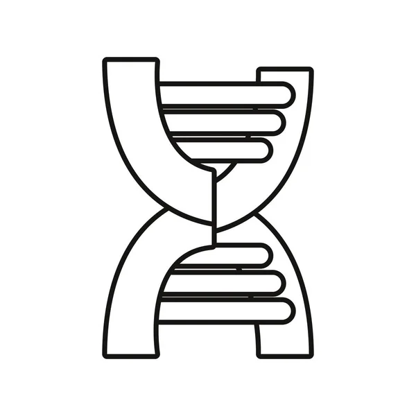 DNA molekuła genetyczna — Wektor stockowy