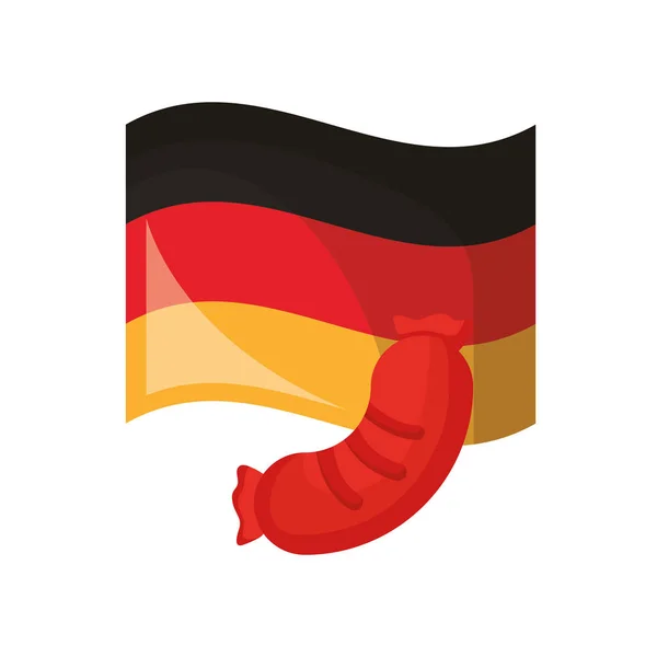 Bandeira alemã design —  Vetores de Stock