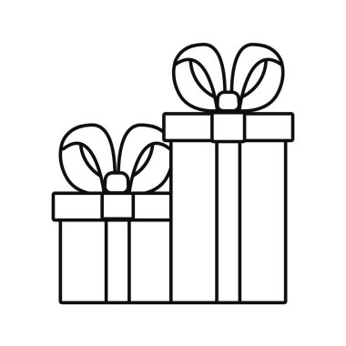 sarılmış hediye kutuları