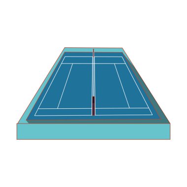 Tenis spor kortu simgesi