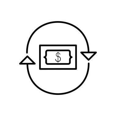 Bill doları oklarla daire