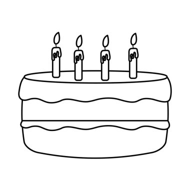 doğum günü pastası simgesi