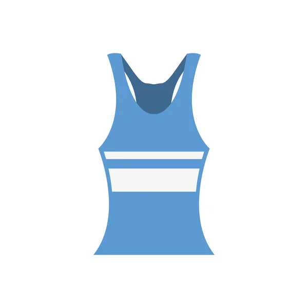 Camisa uniforme de tênis feminino — Vetor de Stock