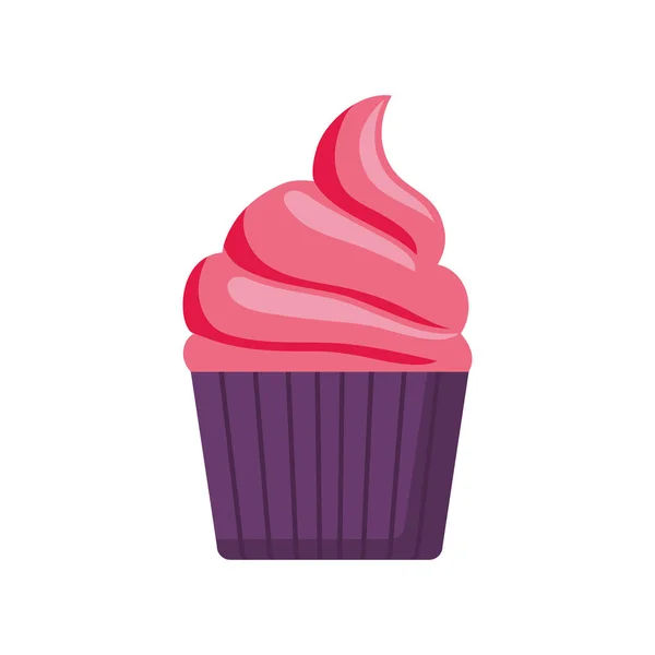 Imagen icono de cupcake — Archivo Imágenes Vectoriales