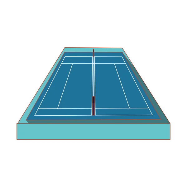 Tennissport rechter icoon — Stockvector