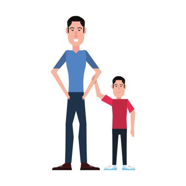Baba ve oğul karakter babalar gün