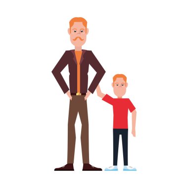 Baba ve oğul karakter babalar gün