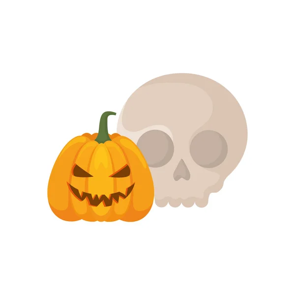 Design Halloween dýně — Stockový vektor