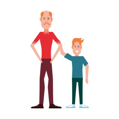 Baba ve oğul karakter babalar gün