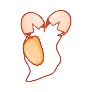 izole yumurta kırık lezzetli simge