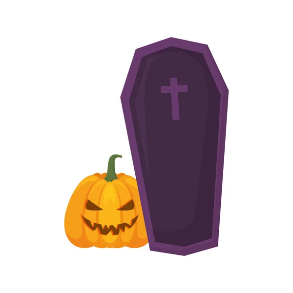 Gestaltung der Halloween-Feier — Stockvektor
