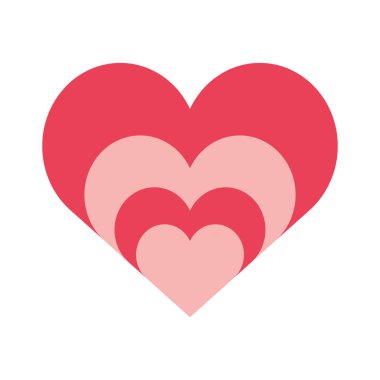 sağlıklı kalp izole simge