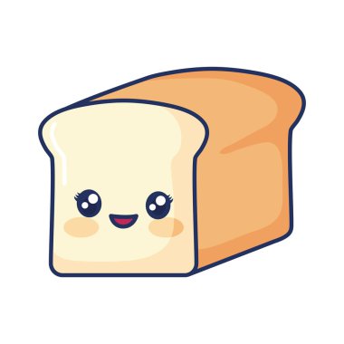Kawaii ekmek simgesi